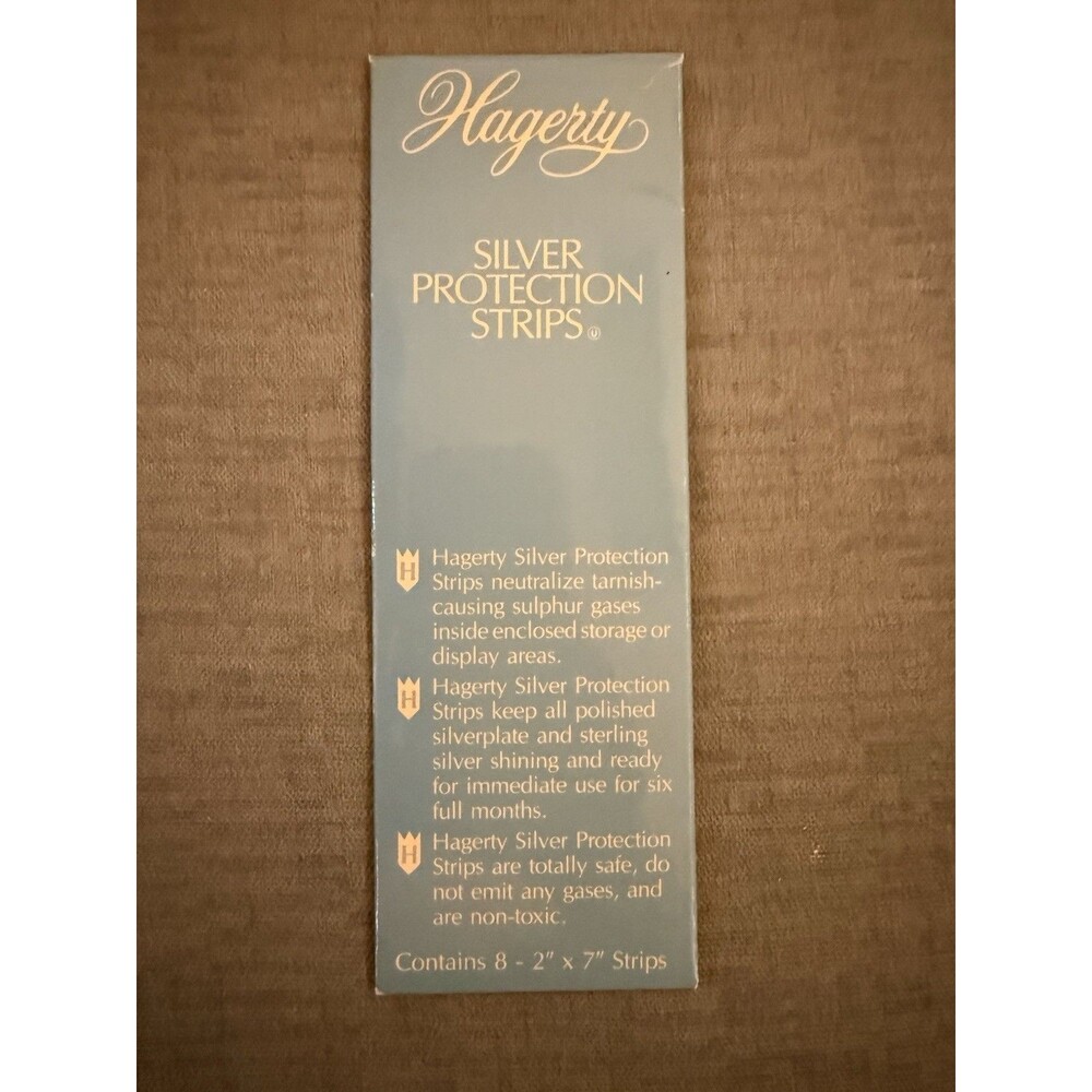 Hagerty No Scent Silver Neutralizes Tarnish Non-Toxic Protection Strip 2 x 7 in.